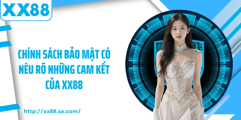 Chính sách bảo mật có nêu rõ những cam kết của XX88