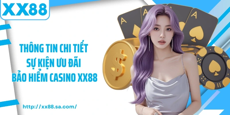 Thông tin chi tiết sự kiện ưu đãi bảo hiểm casino XX88